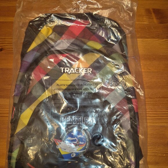 *Flash Sale half off lowerst price* backpack colorfull checkered rainbow school - Picture 5 of 11